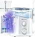 HEYAXA Water Dental Flosser for Teeth Cleaning with 1000ML Large Capacity and UV Storage 10 Adjustable Pressure Electric Oral Irrigator with 7 Jet Tips for Home Use Gums Braces White - Image 1