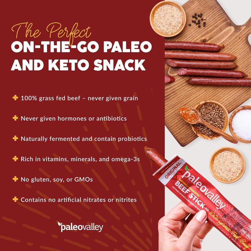 Paleovalley عصي لحم البقر الأصلية من باليو فالي 100% من العشب - Image 4