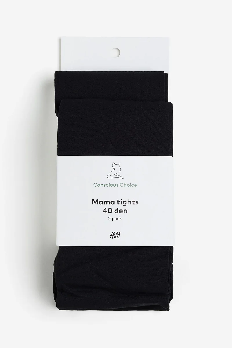 H&M Mama 2-Pack Tights 40 Denier