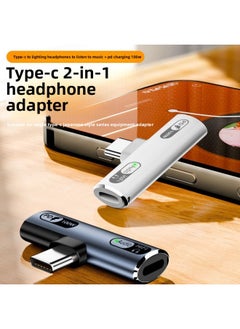 Generic USB-C Suitable For Lightning Headset To Typec Listening PD100w Charging Adapter-Interface Form:White Audio 204cl100 Adapter  - Image 2