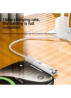 Generic USB-C Suitable For Lightning Headset To Typec Listening PD100w Charging Adapter-Interface Form:White Audio 204cl100 Adapter  - Image 4