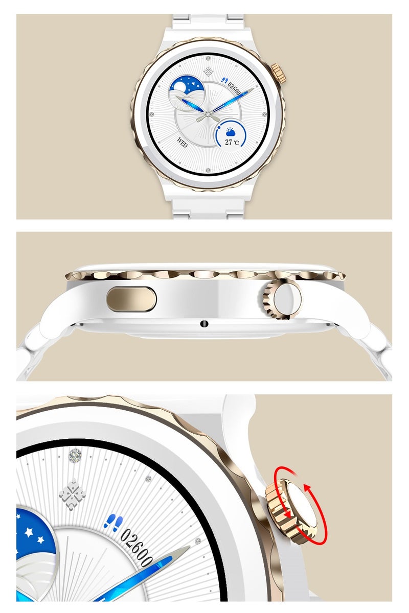 RollsTimi  Men/Women Smartwatch Bluetooth Call Function 1.32-Inch Full-Screen Touch Watch, Sleep Exer-cise Monitoring, Message Notification, Multiple Exercise Modes To Choose From, Smart Bracelet - Image 3