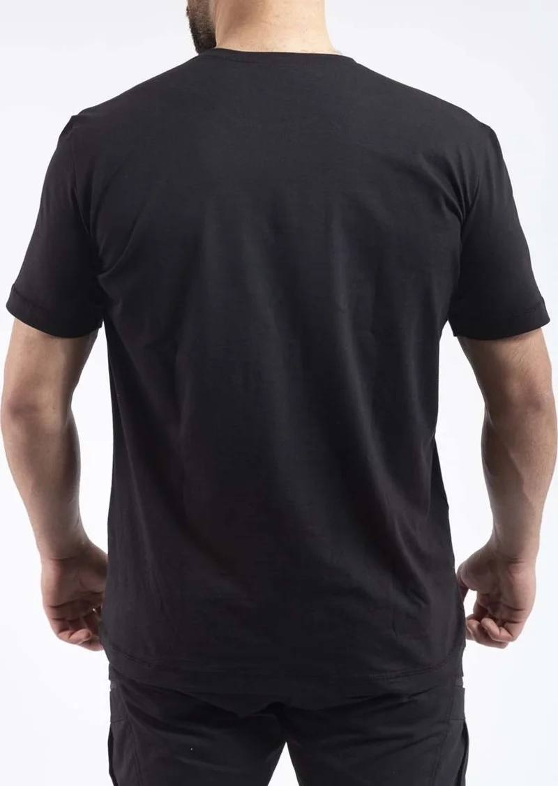 VAV Wear Zero Collar, Short Sleeve, Underarm Mesh, Glasses Strap T-shirt (Basetı-03)