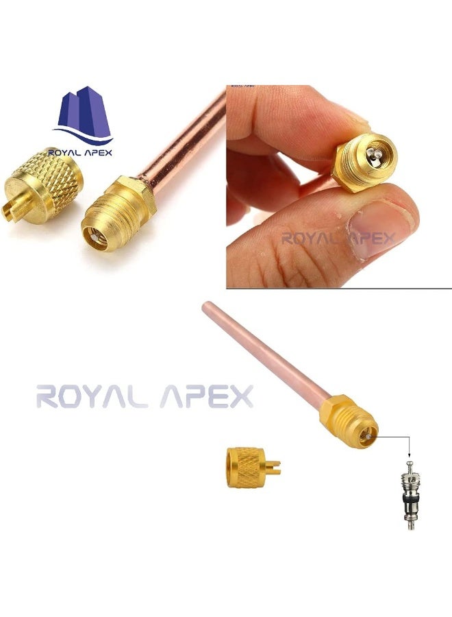 Royal Apex صمامات شحن مكيفات الهواء والمبردات 1/4 عبوة من 50 - Image 4