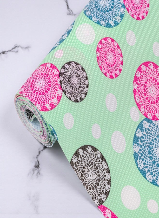 RATAVA Washable Mandala Kitchen Drawer mat Shelf Liner for Kitchen Cabinets, Drawers & Refrigerator – Waterproof, Oil-Proof, Anti-Slip Multipurpose Mat for Home Storage, Kitchen Drawer mat 1pc - Image 1