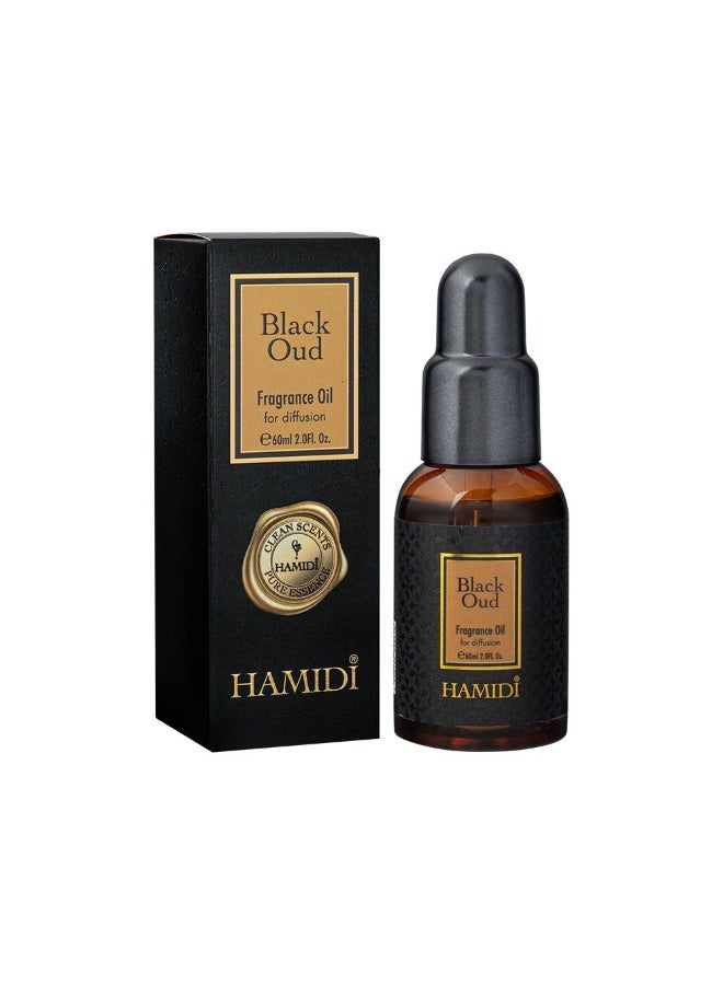 DANUBE HOME Hamidi Black Oud Diffuser Oil 60ml Strong Long Lasting Fragrance - Image 3
