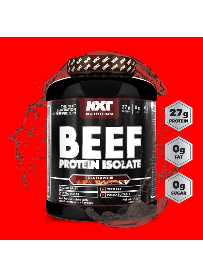 Beef Protein Isolate Zero Dairy Cherry Cola 60 Servings 1800G