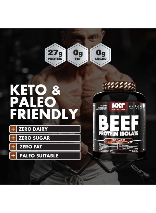 Beef Protein Isolate Zero Dairy Cherry Cola 60 Servings 1800G
