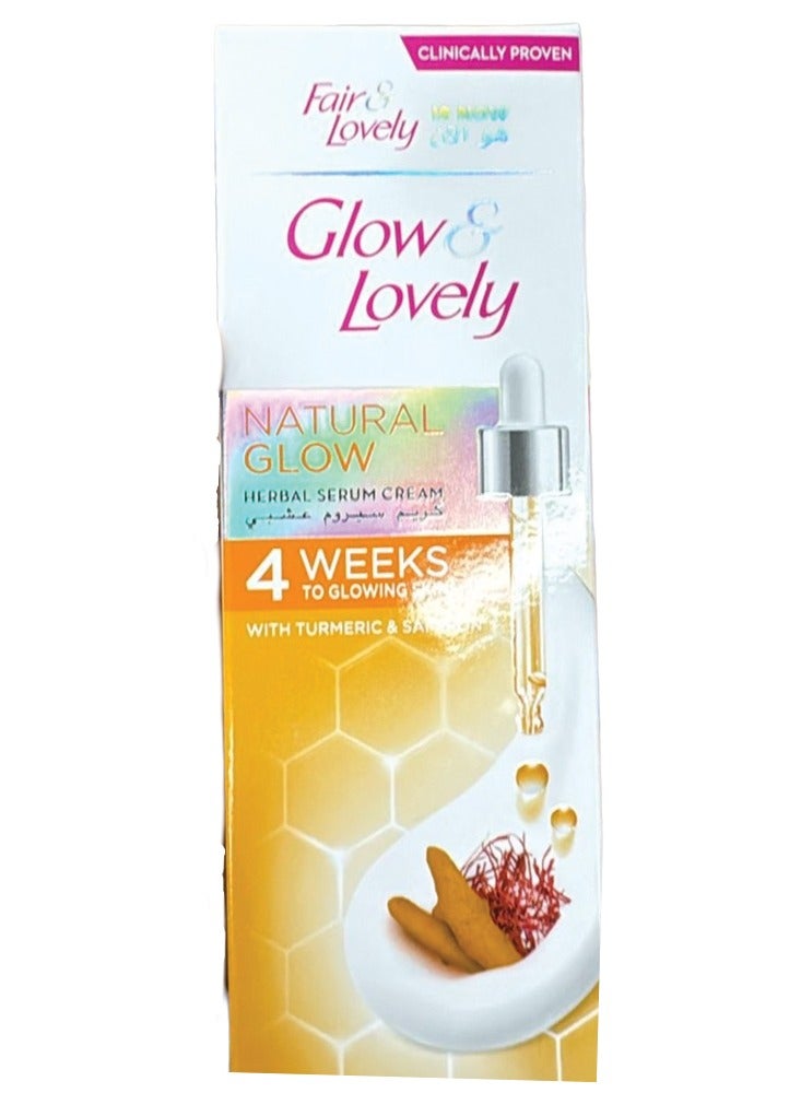 Fair & Lovely Glow & Lovely Natural Glow Herbal Serum Cream 100g 