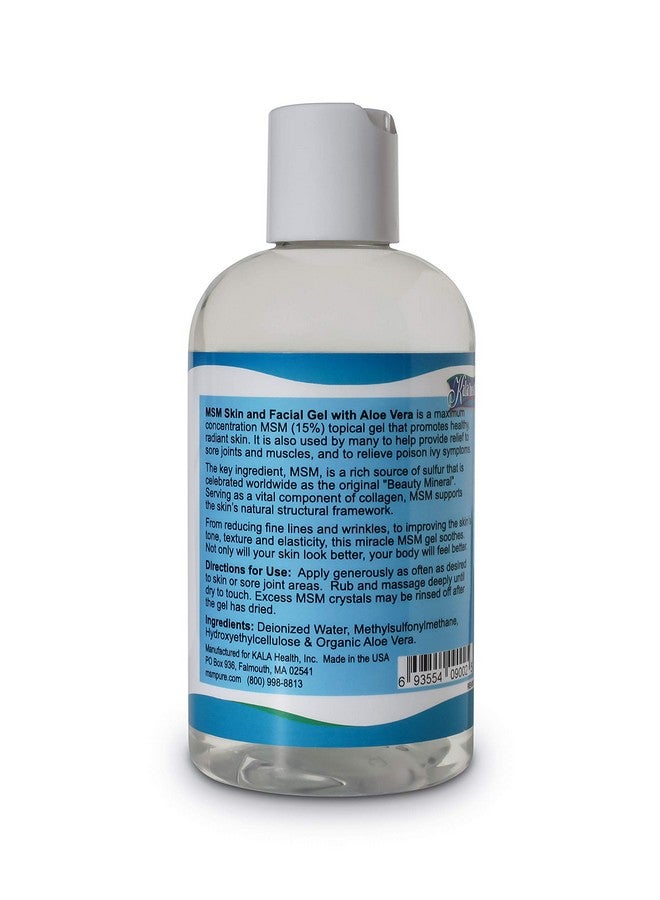 Kala Health KALA HEALTH MSMPure Max Strength Skin and Facial MSM Gel with Organic Aloe, 8 oz, Preservative Free. - Image 2