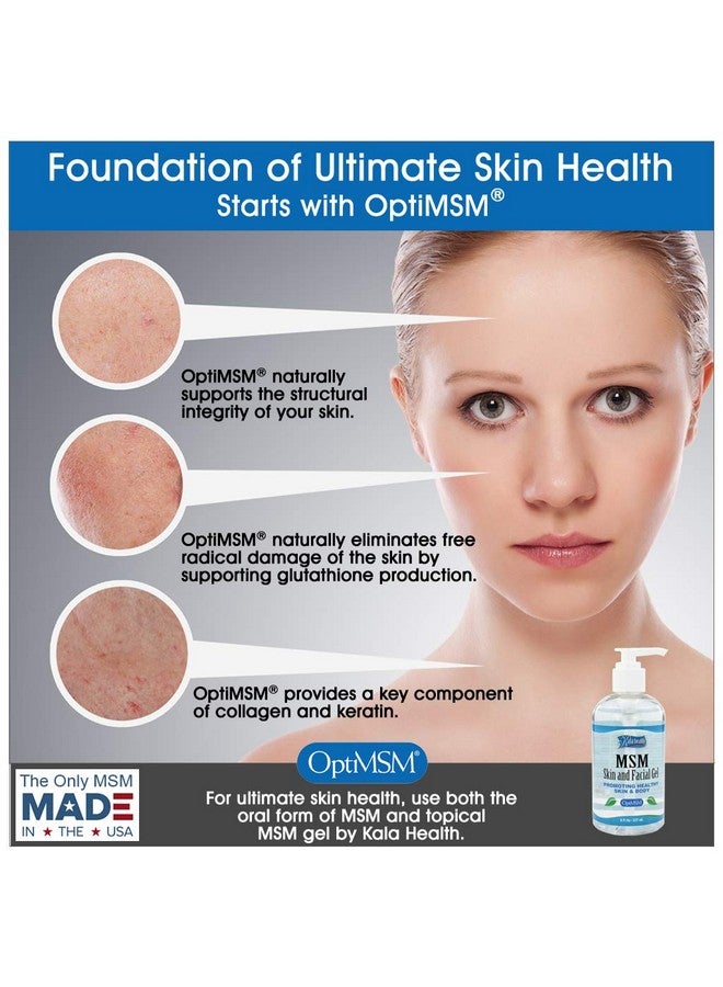 Kala Health KALA HEALTH MSMPure Max Strength Skin and Facial MSM Gel with Organic Aloe, 8 oz, Preservative Free. - Image 3