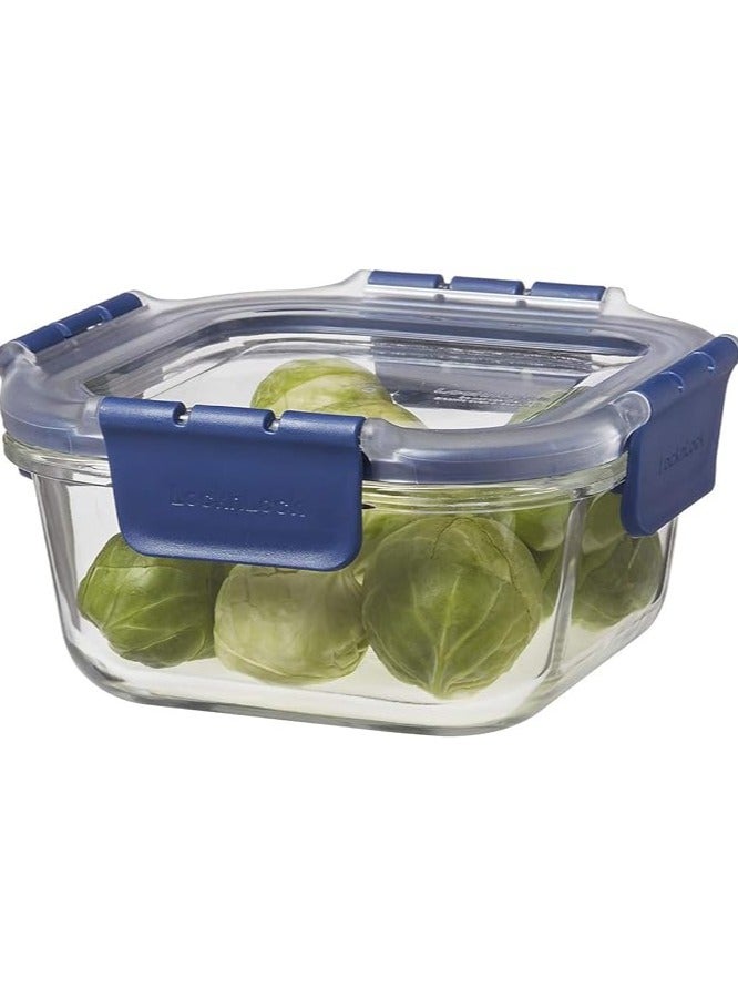 LOCK & LOCK Topclass Square Heat Resist. Glass Cont. 500Ml - Image 2