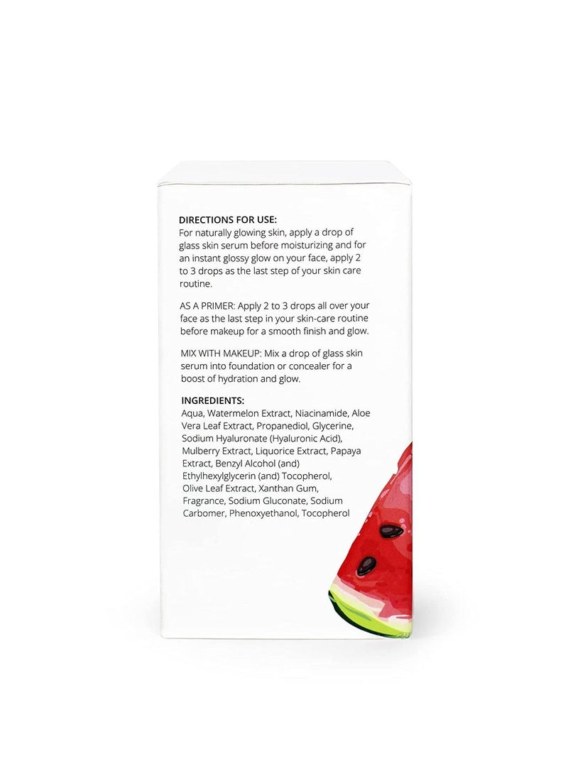 Glowpink Watermelon Niacinamide Glass Glow Serum For Glass Skin 30ml  - Image 2
