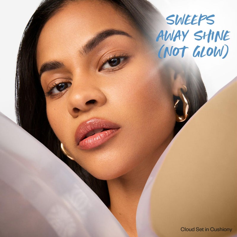 Kosas Cloud Set Face Setting Powder - Smoothing Shine Control, Soft, Sheer Translucent Makeup Finish, Portable & Long-Lasting Loose Pressed Baking Powder - Cushiony (Sheer Golden Medium) - Image 3