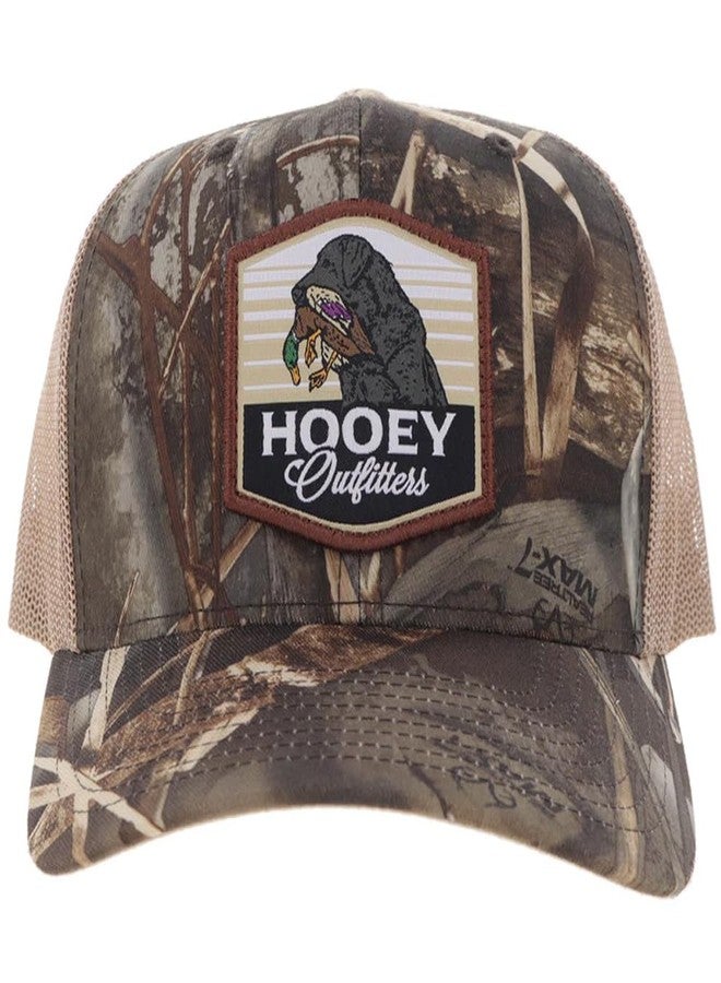 HOOEY Outfitters Original Camo Adjustable Snapback Hat (US, Alpha, One Size, Camo/Tan) - Image 4
