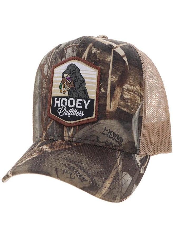 HOOEY Outfitters Original Camo Adjustable Snapback Hat (US, Alpha, One Size, Camo/Tan) - Image 1
