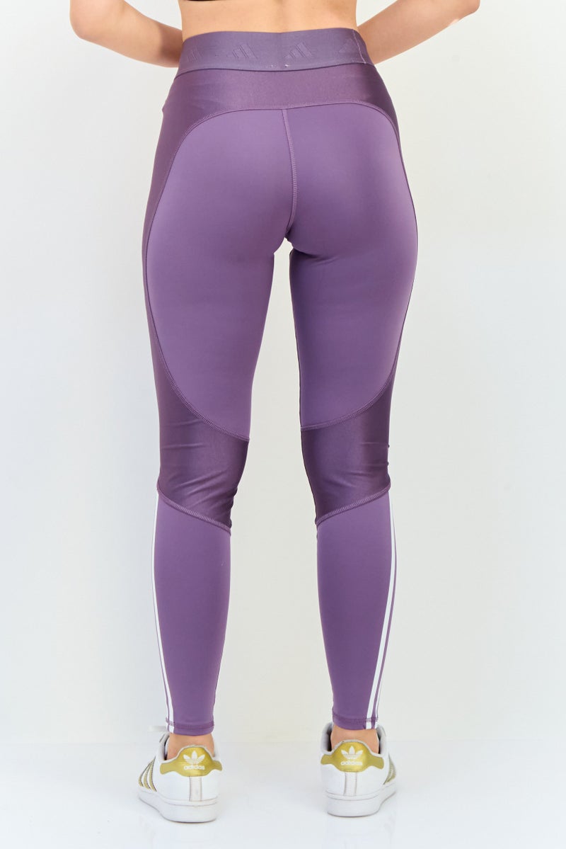 Adidas Women Sportswear Fit Training Leggings, Purple  - Image 4