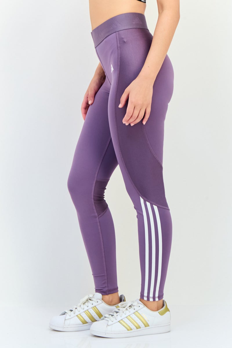 Adidas Women Sportswear Fit Training Leggings, Purple  - Image 2
