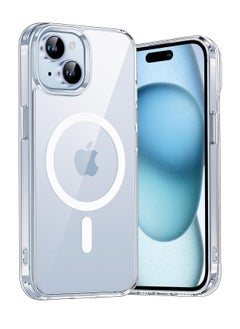 15 Plus Magsafe Case Clear Anti-Yellow&Anti-Scratch, Ultra Slim, Magnetic Magsafe Cover for iPhone 15 Plus 6.7inch Clear