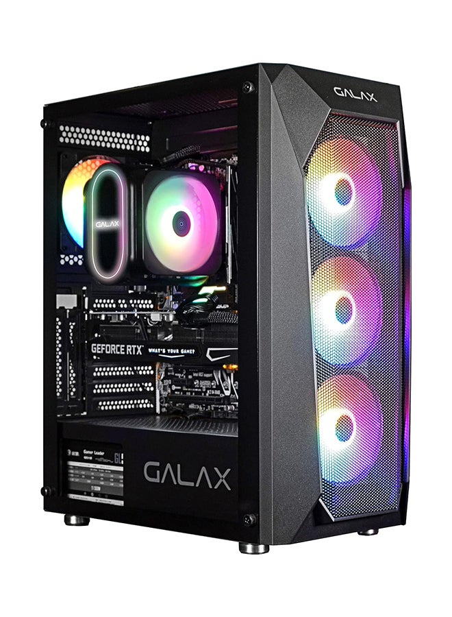 BOLT PC-AMD Ryzen 5-5500/16GB/512GBSSD/GIGABYTE B550M Aorus Elite/MSI RTX4060 GAMING X GDDR6 8GB//PSU 550W/GALAX PC Case (REV-05) 4-Fan/Windows 10/ REV5- REV5-Black - Image 1