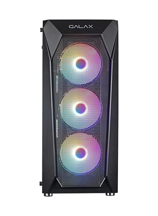 BOLT PC-AMD Ryzen 5-5500/16GB/512GBSSD/GIGABYTE B550M Aorus Elite/MSI RTX4060 GAMING X GDDR6 8GB//PSU 550W/GALAX PC Case (REV-05) 4-Fan/Windows 10/ REV5- REV5-Black - Image 2