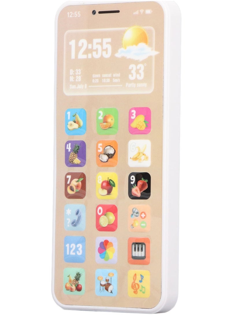 Velaurs Children's Simulated Mobile Phone Charging Toy Multi-Functional Light And Music Early Education Machine  - Image 1