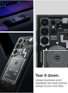 Spigen غطاء حماية ألترا هايبرد لهاتف سامسونج جالاكسي S23 ألترا - زيرو وان  - Image 4