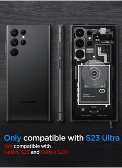 Spigen غطاء حماية ألترا هايبرد لهاتف سامسونج جالاكسي S23 ألترا - زيرو وان  - Image 2