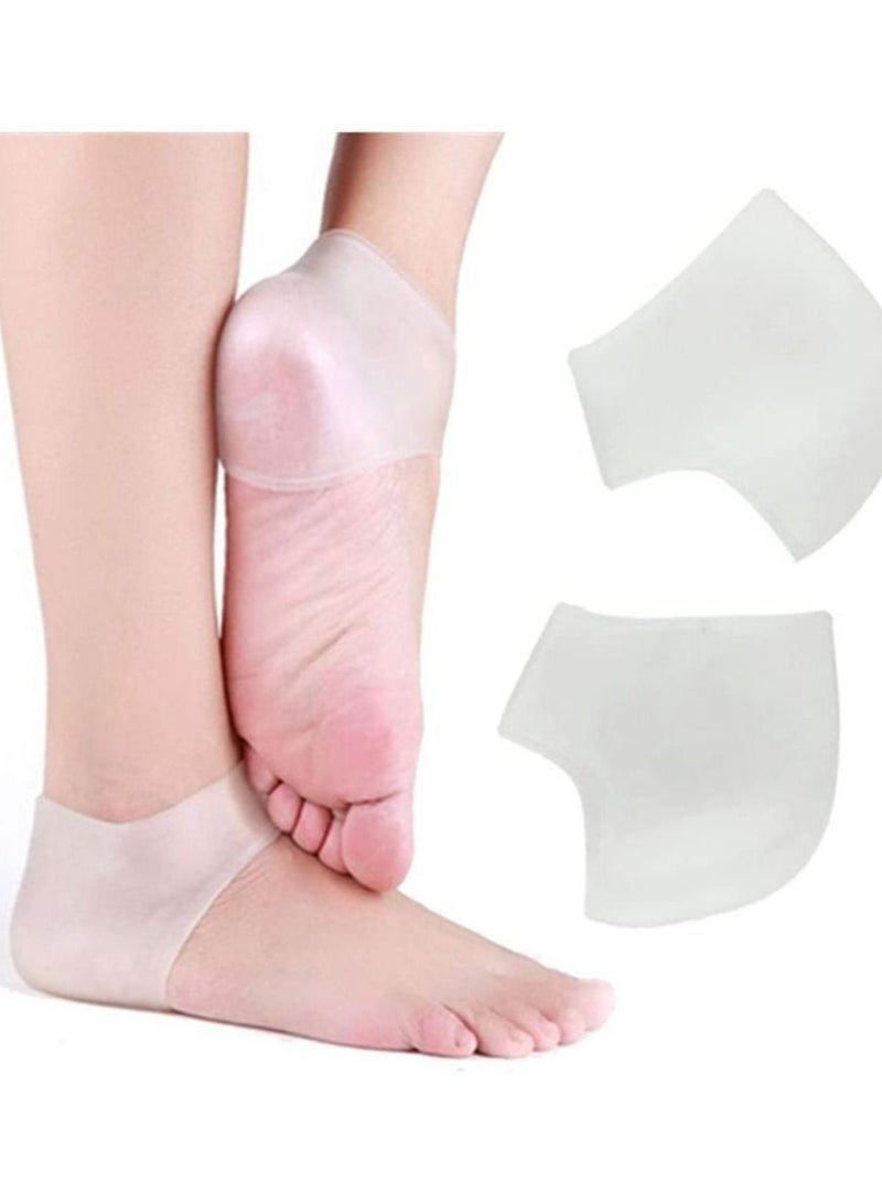 ORiTi ORiTi Silicone Gel Heel Pad Socks Clear Color Brand: ORiTi  - Image 1