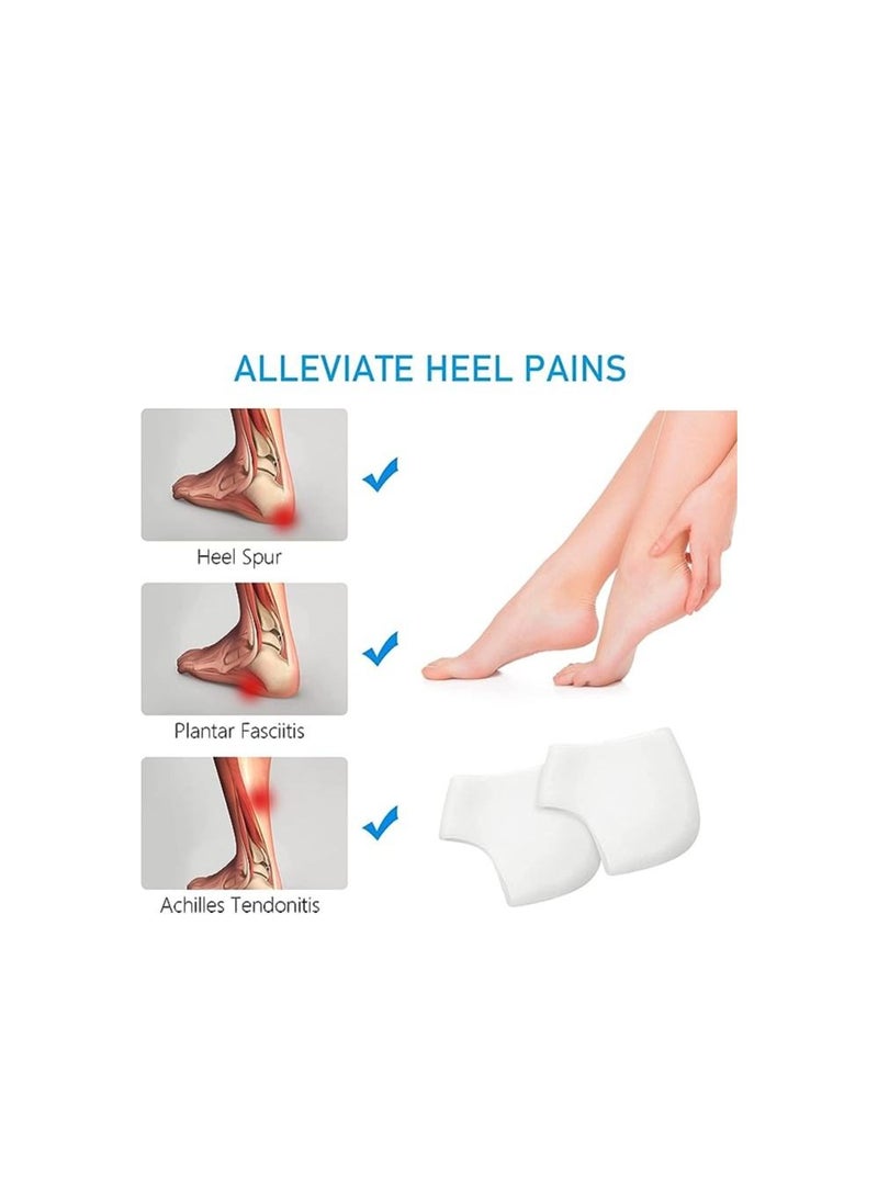 ORiTi ORiTi Silicone Gel Heel Pad Socks Clear Color Brand: ORiTi  - Image 5