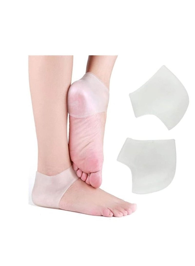 ORiTi ORiTi Silicone Gel Heel Pad Socks Clear Color Brand: ORiTi  - Image 2