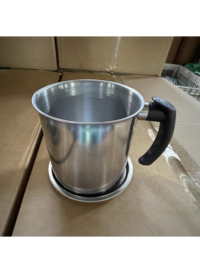 Cross-border Hot Selling Stainless Steel Wax Melting Cup Large Volume Wax Cup DYE Melting Bowl Boiling Wax Pot Aromatherapy Candle Tools-Color:410 Material-Capacity:1.3L - Image 2