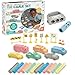 MindWare Oh So Fun Cars and Trucks Sidewalk Chalk Set Vehicle Shaped Chalk with Road Signs and Holders for Outdoor Creative Play 29 Piece Chalk Activity Set for Kids Ages 3 Gift for Toddlers - Image 3