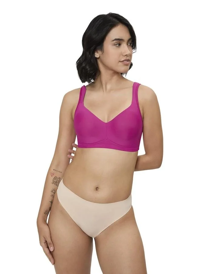 ترايامف Triumph Cool Minimizer 51 Non Wired Non Padded Bra | All Day Comfort | Provide Comfortable Support | Pack of 1 Violet Pink