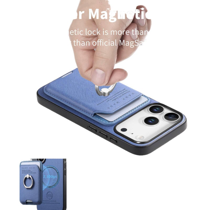 MagSafe Case for iPhone 16 / 16 Plus / 16 Pro / 16 Pro Max with Card Holder and Drop Protection plus Shockproof plus Strong Magnetic plus Anti-Slip Grip in Brown - ModaStar - Image 5