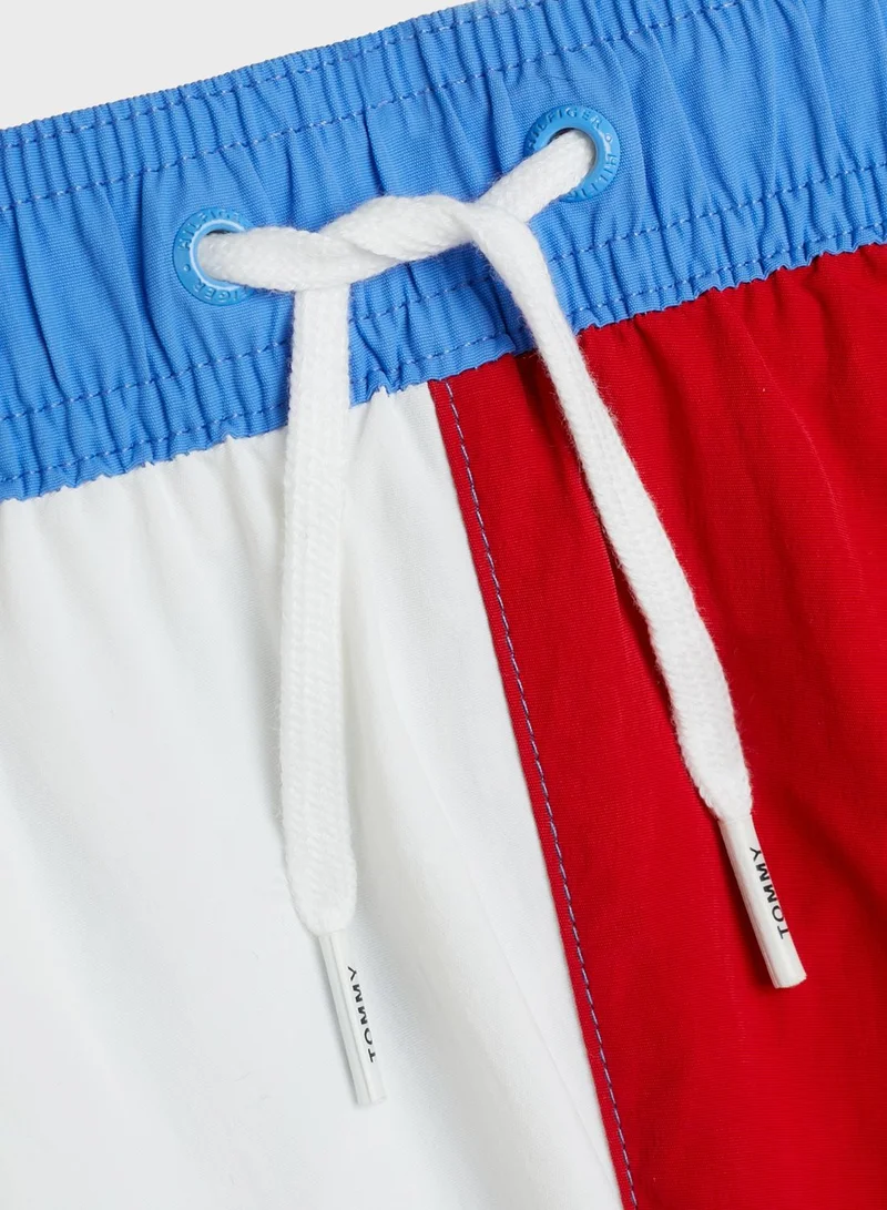 TOMMY HILFIGER Youth Color Block Swim Shorts