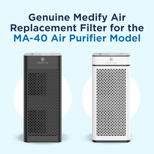Medify Air Medify MA-40 Genuine Replacement Filter for Allergens, Smoke, Wildfires, Dust, Odors, Pollen, Pet Dander | 3 in 1 with Pre-filter, True HEPA H13 and Activated Carbon for 99.9% Removal | 2-Pack - Image 2
