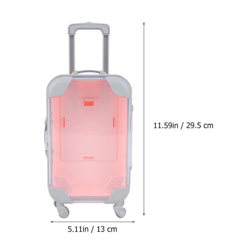 2pcs Simulation Traveling Case Toy Suitcase Toy Kids Role Play Toy Pretend Play Toy - Image 2