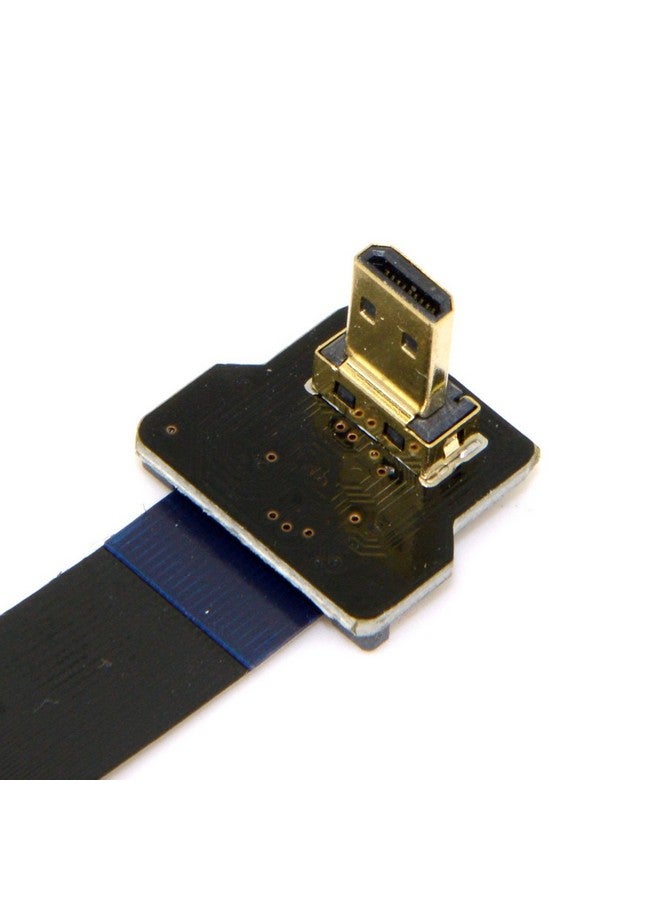 JSER Cyfpv 90 Degree Up Angled Fpv Micro Hdmi Male To Hdmi Male Flat Cable 50Cm Compatible For Fpv Hdtv Multicopter Aerial Photography Support 1080P 60Hz - Image 4