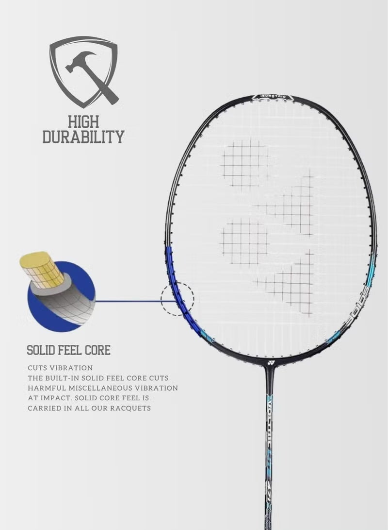 Yonex Voltric Lite 47i Graphite Badminton Racquet | 30 lbs Tension | Lightweight | Durable | Head Heavy Balance | Black, Standard | 4 3/4 inches Grip - Image 4