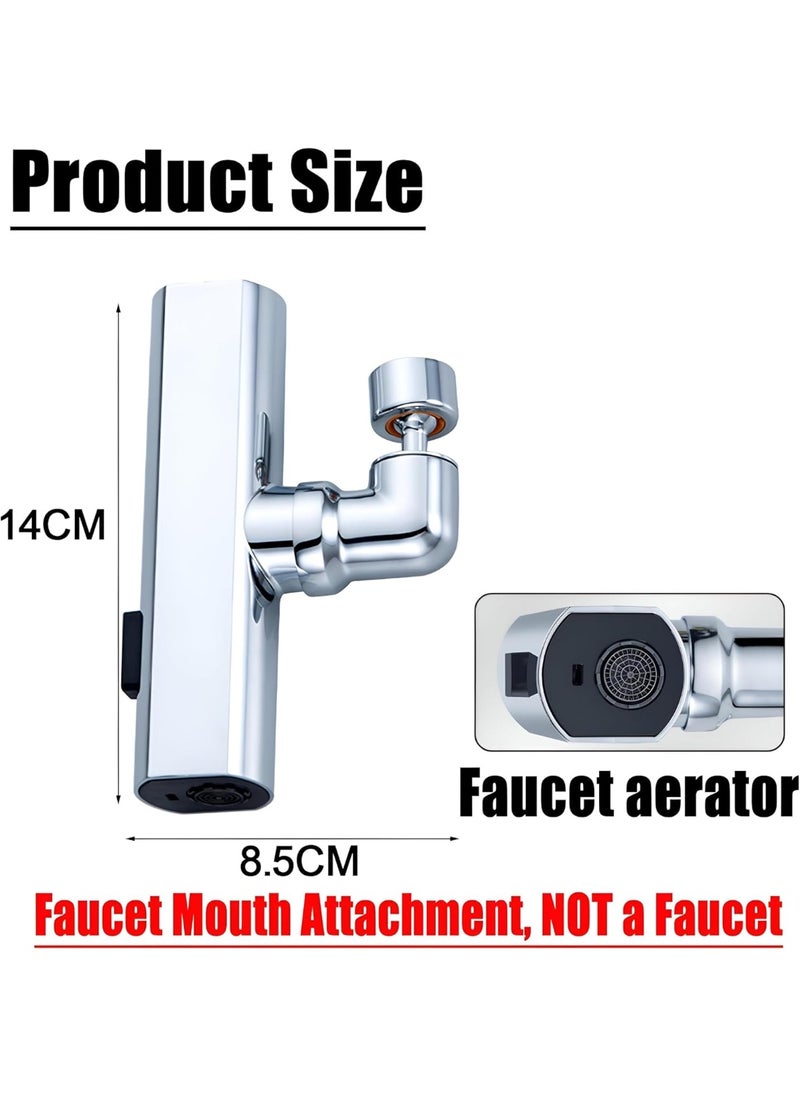 Generic - New Kitchen Shower 3 Functions 360° Rotating Head Splash Proof Mixer for Sinks Waterfall Design Ideal for Multiple Uses - Image 1