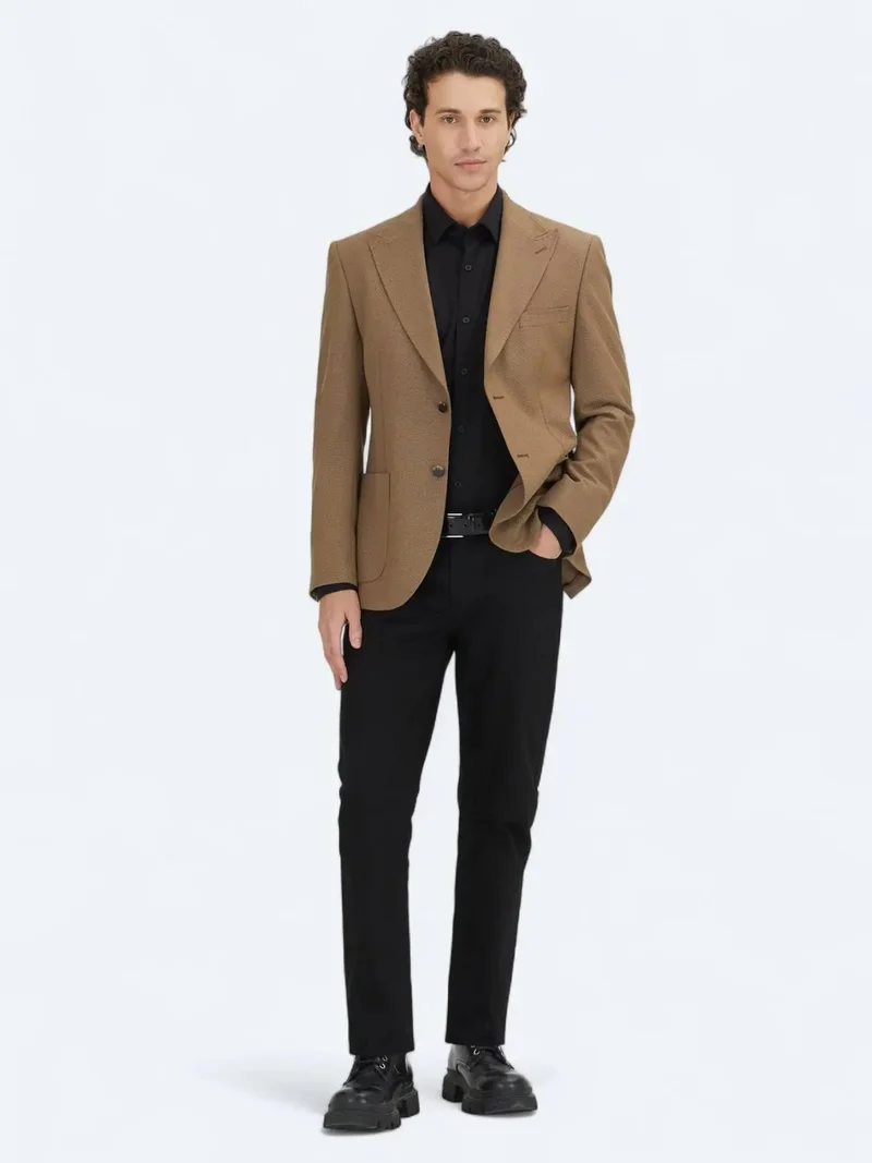 كيب جاكيت بنقشة المنك