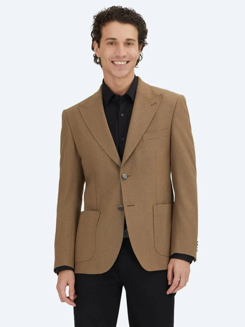 كيب جاكيت بنقشة المنك