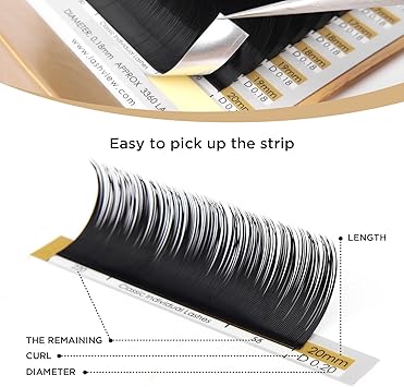 LASHVIEW Eyelash ExtensionsIndividual LashesPremium SingleClassic Lases015 D Curl Thickness 12mm3D Natural Semi Permanent EyelashesSoft Applicationfriendly Lashes - Image 5