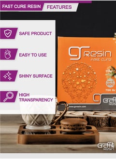 Graffiti Resin 1-Box Graffiti Resin Fast Cure 700g for Accessories  - Image 2