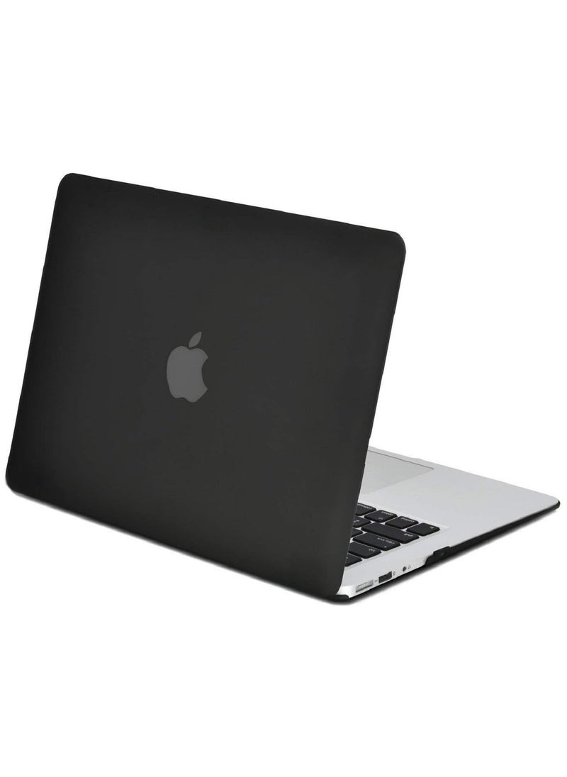 Mufaens Hard Shell Case Cover Compatible with Older Version MacBook Air (13 & 13.3-inch, 2010-2017 Release) Model: A1369/A1466, (MC503xx/A, MC504xx/A, MC965xx/A, MC966xx/A, MD231xx/A, MD232xx/A, MD760xx/A, MD761xx/A, MD760xx/B, MD761xx/B, MJVE2xx/A, MJVG2xx/A, MMGF2xx/A, MMGG2xx/A, MQD32xx/A, MQD42xx/A, MQD52xx/A) Black  - Image 3