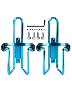 Y&D 2 PCS Adjustable Bike Water Bottle Cage, Lightweight Aluminum Alloy Bicycle Holder for Most Bikes  - Image 1