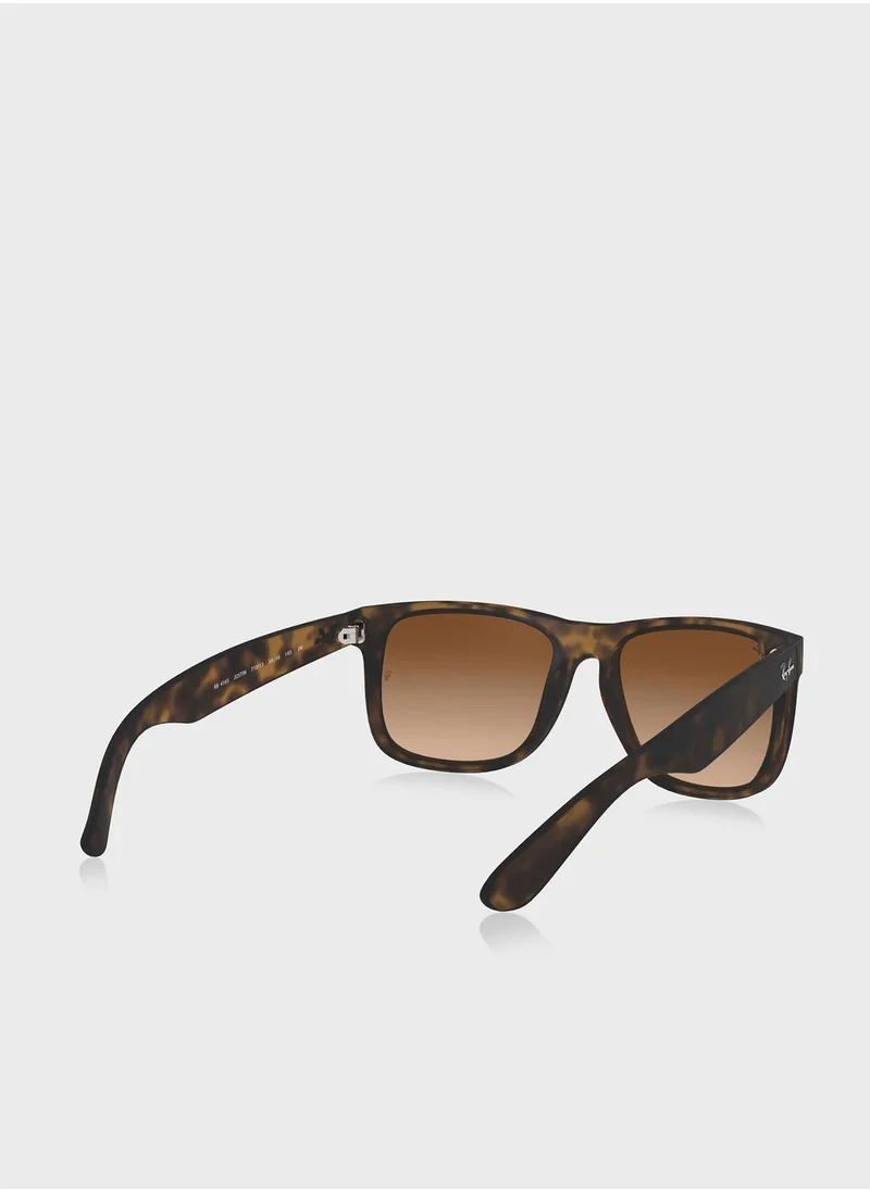 Ray-Ban 0Rb4165 Justin Square Sunglasses