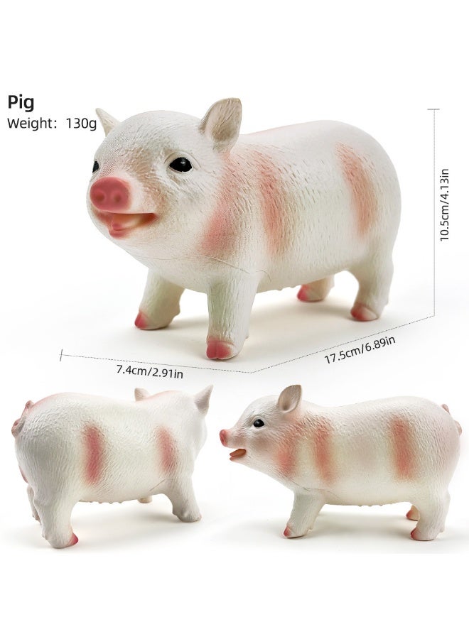 نيبمينينت مجسمات حيوانات مزرعة واقعية للألعاب