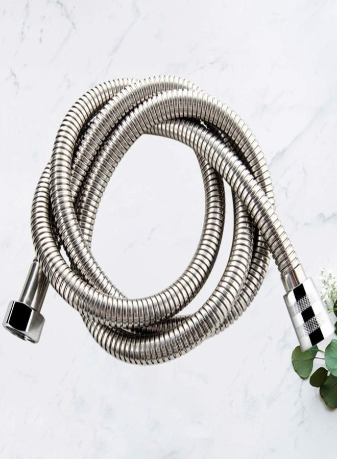 AKDC Cabilock Shower Hose Bathroom Extended Length Replacement Stainless Steel Handheld Spray Shower Head Hose 1.5 Meter G1/2 - Image 1